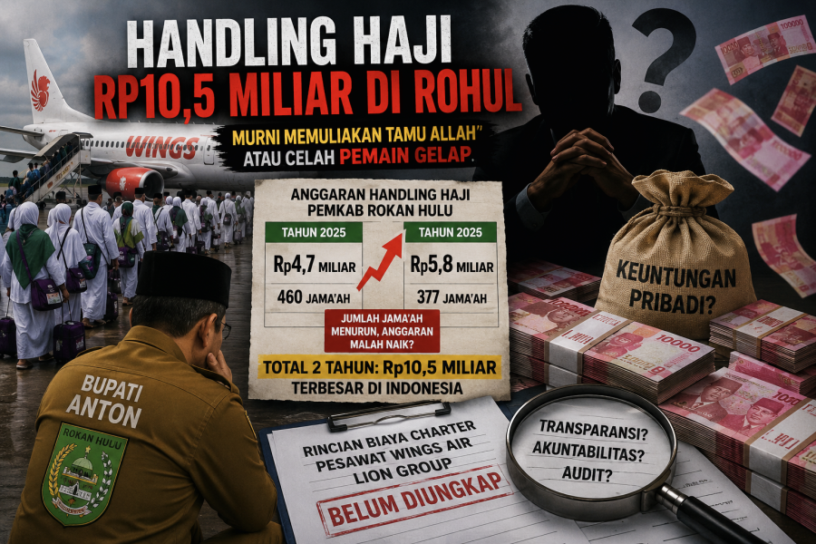 Handling Haji Rp10,5 Miliar di Rohul: Murni Memuliakan Tamu Allah atau Celah Pemain Gelap?