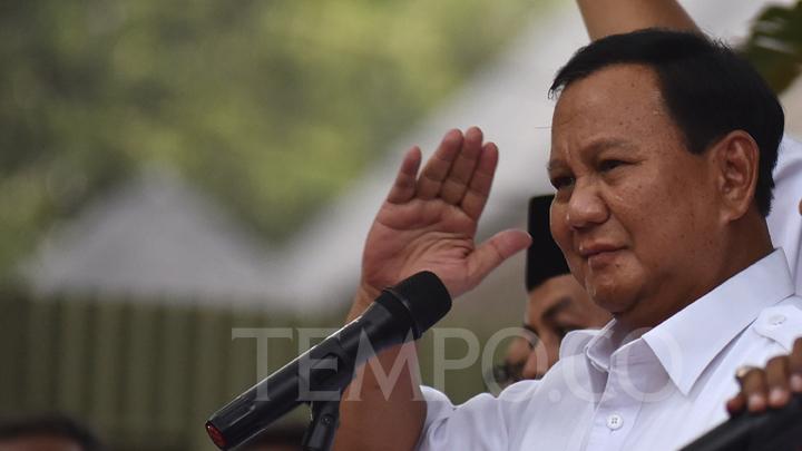 Prabowo Subianto Umumkan Gibran Sebagai Cawapres Besok, Daftar ke KPU Rabu