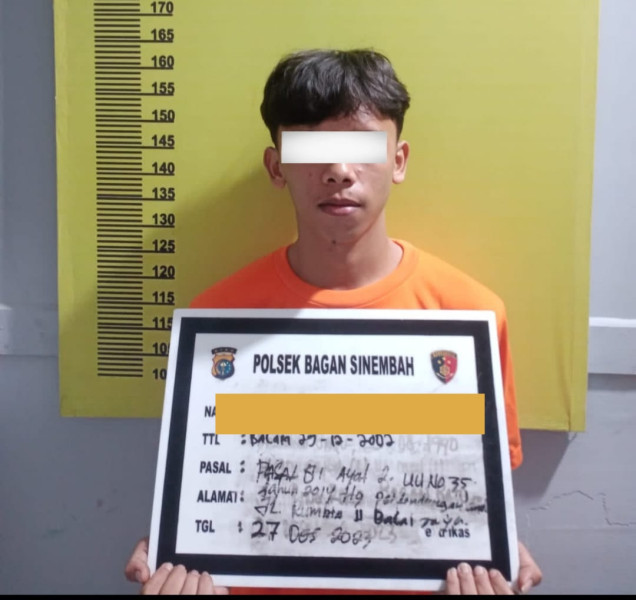 Setubuhi Pelajar Dibawah Umur di Hotel, Seorang Pria Ditangkap Polsek Bagan Sinembah