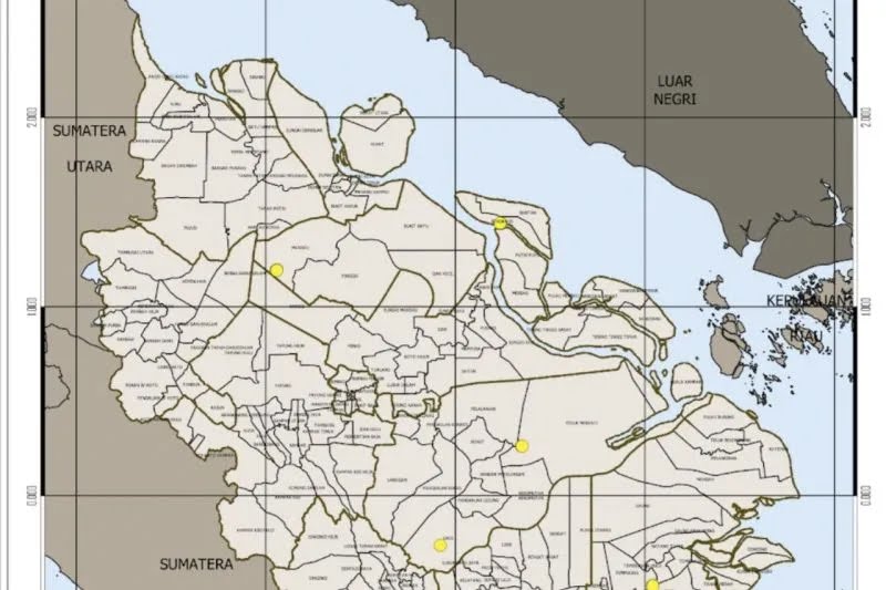 Sebanyak 1.441 titik panas masih terpantau di Pulau Sumatera
