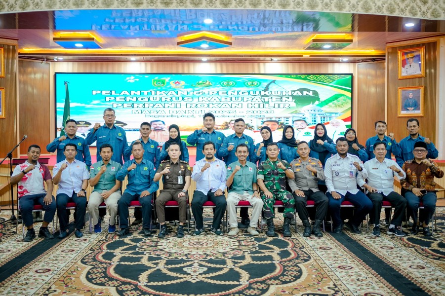Mewakili Bupati, Kadisparpora Hari Darma Buka Pelantikan Pengurus PERPANI Rohil Periode 2025–2029