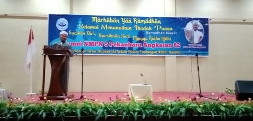 Alumni SMPN 5 Angkatan 82 Gelar Silaturahmi Sekaligus Menyambut bulan Suci Rahmadan 1444 H