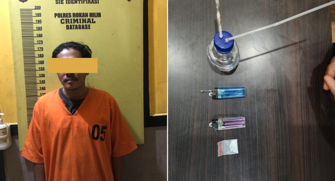 Sering Transaksi Sabu di Rumah, Pengangguran Diciduk Polsek Bagan Sinembah