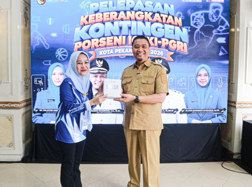 Wawako Markarius Minta Guru TK Pekanbaru Tampil Tanpa Beban di Porseni Riau