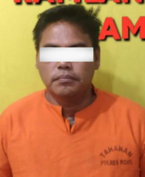Gerebek Pondok di Areal Kebun Sawit, Sat Narkoba Polres Rohil Bekuk 2 Karyawan Swasta