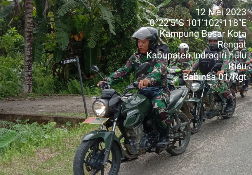 Danramil Inginkan dan Himbau Masyarakat Agar Tidak Lakukan Karhutla
