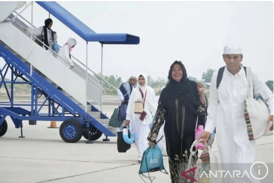 3.091 haji asal Provinsi Riau telah kembali ke tanah air