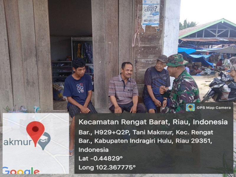 Babinsa Dalam Menjalankan Tugas Harus Selalu Menjalin Hubungan Baik Bersama Masyarakat di Desa Binaan