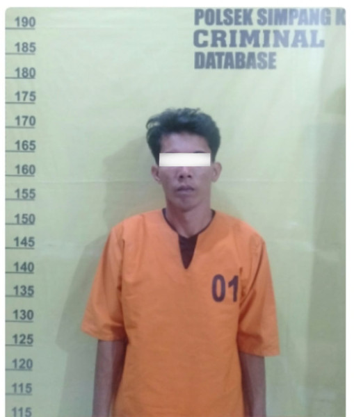 Kejar Ayah Kandung dengan Parang dan Cekik Lehernya, Pria Ini Dilaporkan ke Polsek Simpang Kanan