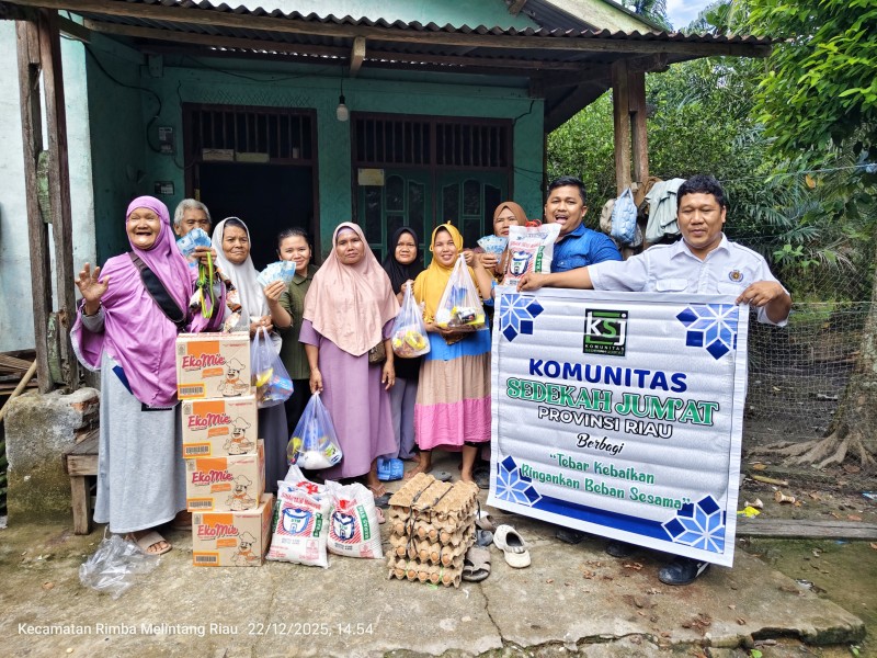 KSJ Riau Tebar Kebaikan di Rokan Hilir, Ringankan Beban Sesama
