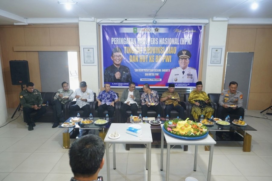 Peringatan HPN dan HUT PWI Ke-80 di Riau Digelar Penuh Keakraban
