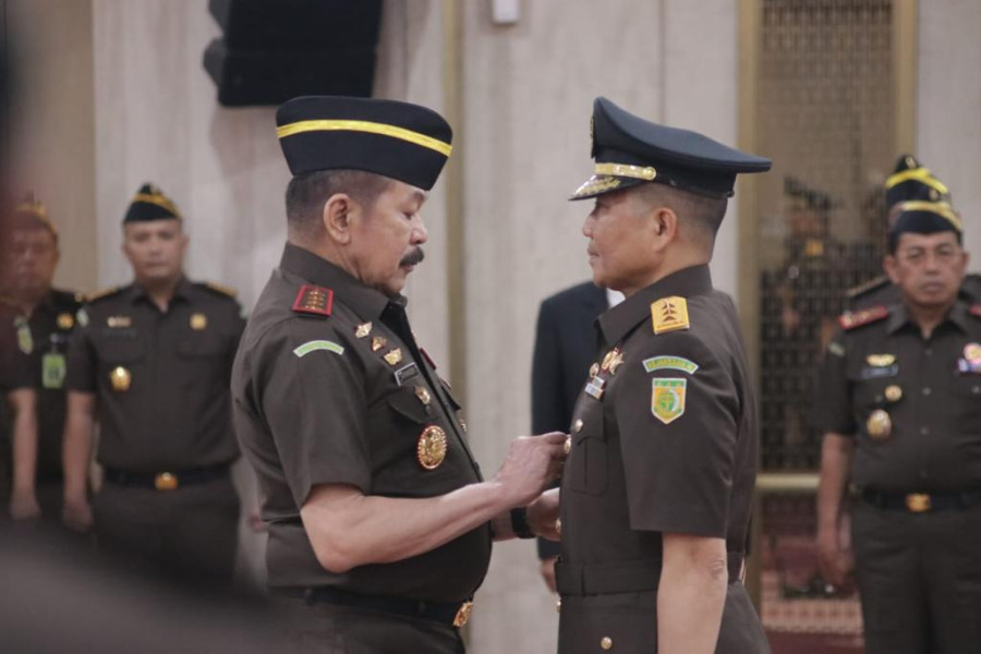 Jaksa Agung Lantik Mayjen TNI Wahyoedho Indrajit Sebagai Jaksa Agung Muda Pidana Militer yang Baru