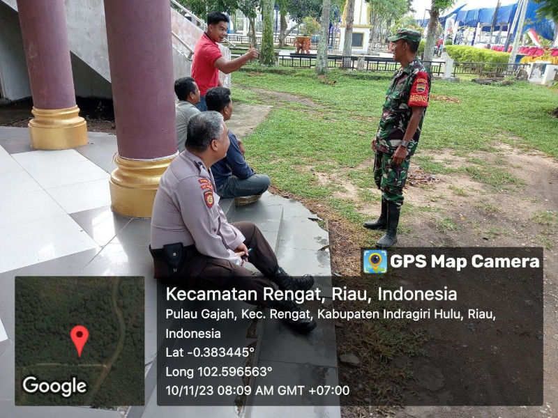 Kompak, Babinsa dan Bhabinkamtibmas Komsos Bersama Dengan Warga Binaan