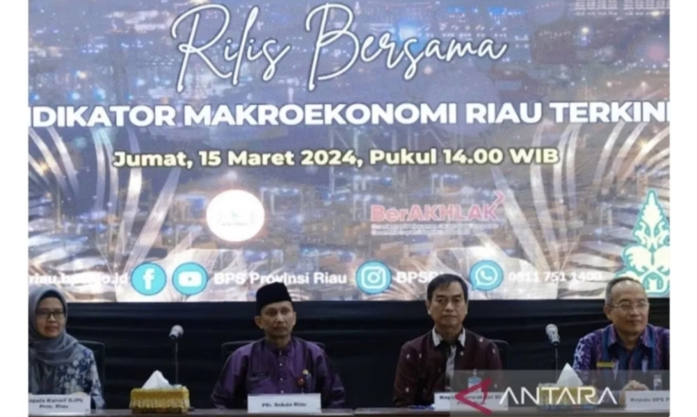 BI prediksi ekonomi Riau tahun 2024 tumbuh hingga 4,8 persen