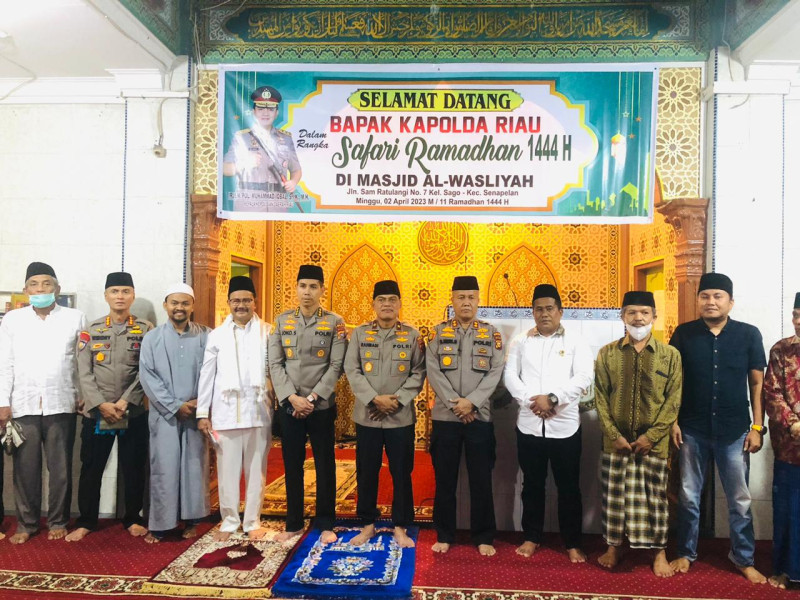 Polda Riau Bersinergi Dengan Pekat IB Riau Melaksanakan Safari Ramadhan
