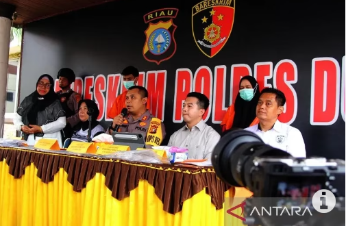 FOTO - Pengungkapan kasus aborsi di Dumai