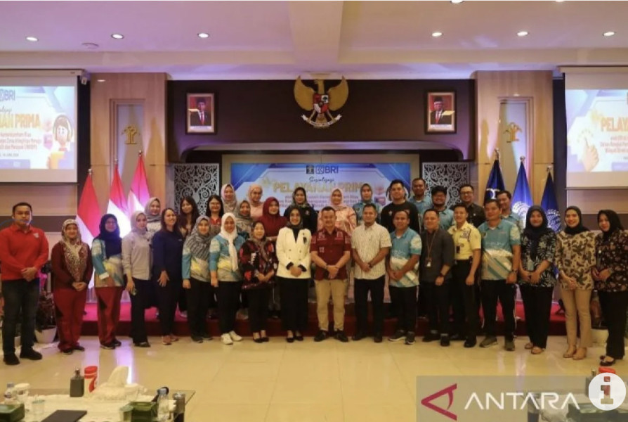 Kanwil Kemenkumham Riau selenggarakan sosialisasi pelayanan prima bersama BRI
