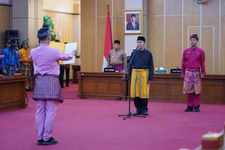 Gubernur Riau H Syamsuar Pimpin Upacara Peringatan Hari Lahir Pancasila