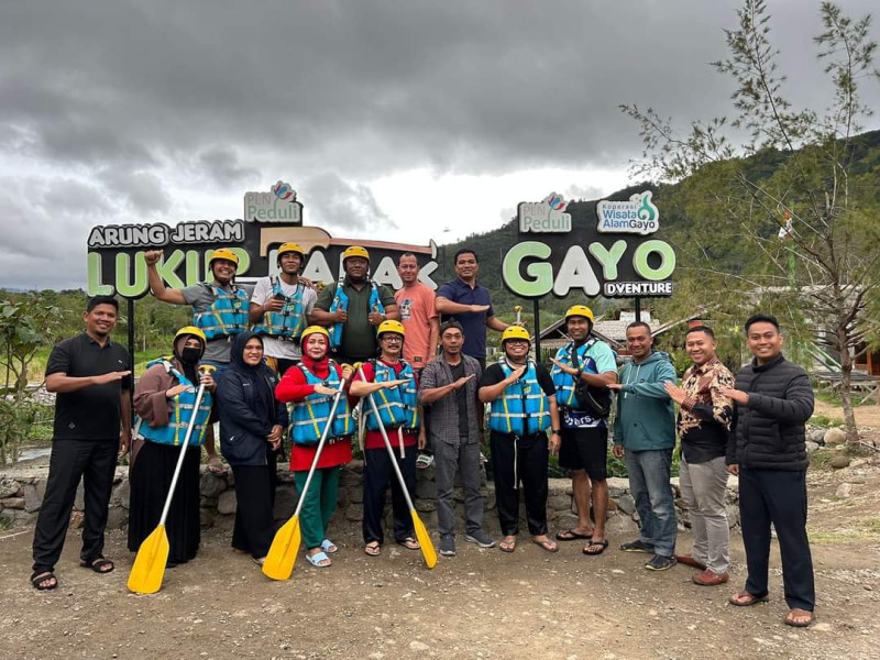 Kembangkan Objek Wisata Kaloy Pj Bupati Aceh Tamiang, Kunjungi Arung Jeuram Lukup Badak Takengon