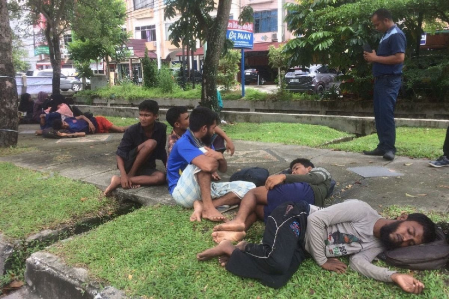 Tiba di Pekanbaru, Pengungsi Rohingya Berkeliaran Tanpa Pengawasan, Warga Resah