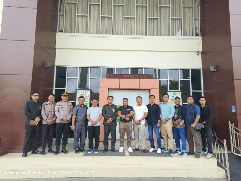 Aliansi Masyarakat Peduli Lingkungan Audensi Bersama PN Pasir Pengaraian Tentang Eksekusi Lahan PT Torus Ganda