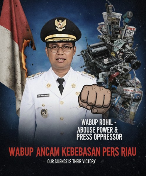 MimbarRiau.com Ajak Insan Pers Dampingi Pelaporan Wabup Rohil ke Polda