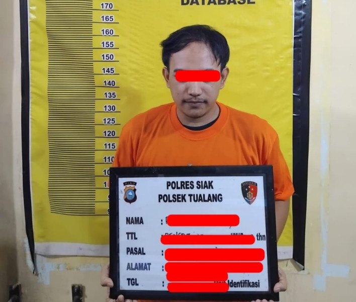 Gelapkan Uang Puluhan Juta Rupiah, Warga Perawang Ditangkap Tim Opsnal Polsek Tualang
