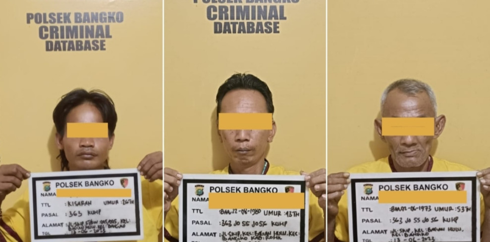 Satroni Rumah Pensiunan PNS, 3 Pria Narkoba Diciduk Polsek Bangko