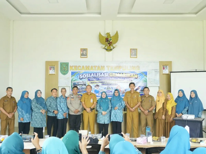 Hj. Katerina Susanti Herman Jadi Narasumber, TP-PKK Inhil Gencarkan Sosialisasi Gemarikan di Tempuling