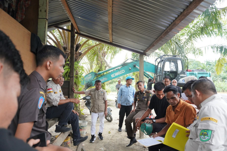 Tim Penertiban BAPENDA Rokan Hulu Sidak ke Lokasi Galian C di Tambusai Utara