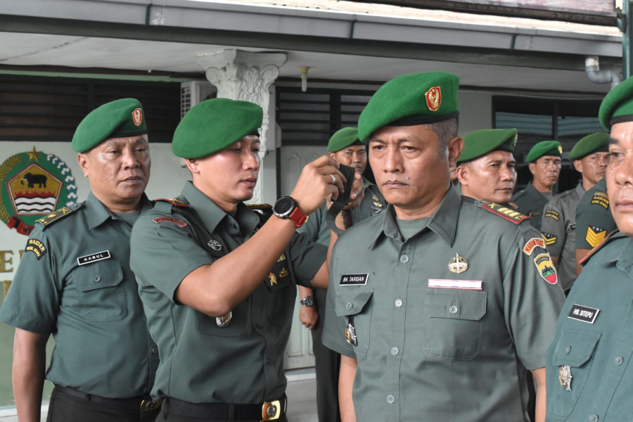 Sertijab Danramil dan Korp Rapot Alih Tugas Dipimipin Langsung oleh Dandim 0302/Inhu