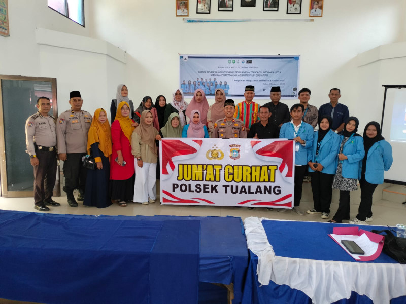 Gelar Jumat Curhat, Kapolsek Tualang  Dengarkan Keluhan warga Kelurahan