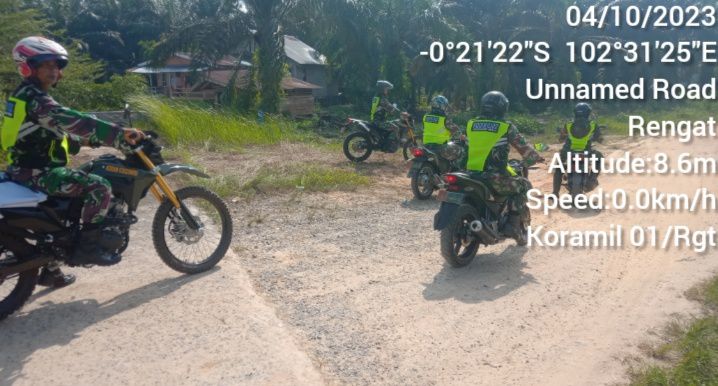Babinsa dan Masyarakat Terus Lakukan Pencegahan Karhutla Kecamatan Rengat